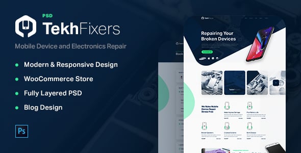 Phone Repair Website Templates | ThemeForest