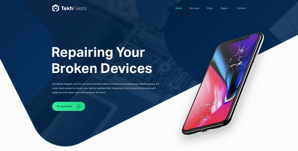 Phone Repair Website Templates | ThemeForest