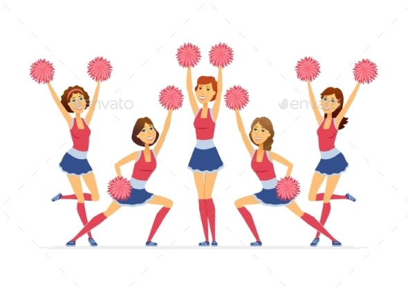 Cheerleading Graphics, Designs & Templates | GraphicRiver