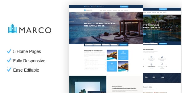 Hotel HTML Website Templates | ThemeForest