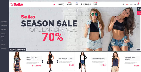 Seiko - Shopify Theme preview 3