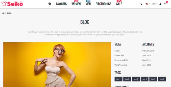 Seiko - Shopify Theme preview 6