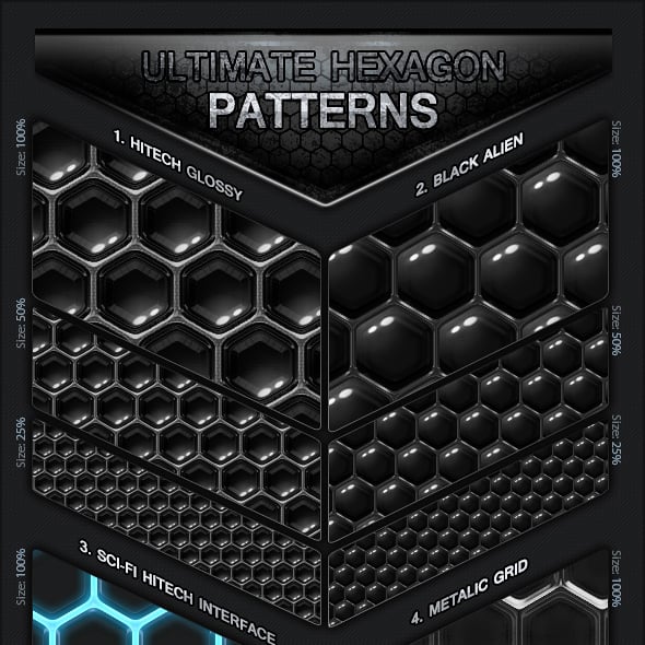 Hexagonal Graphics, Designs & Templates | GraphicRiver