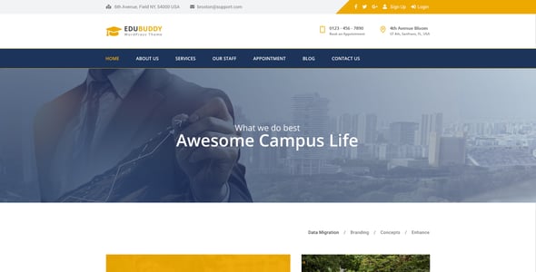 Computer Education Website Templates | ThemeForest
