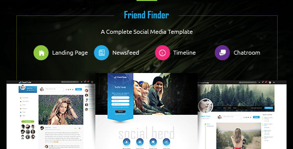 Social Network Website Templates | ThemeForest