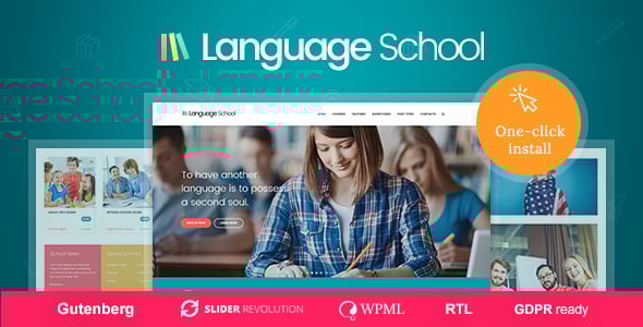 Language Learning Website Templates | ThemeForest