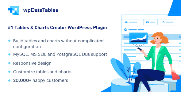 wpDataTables - Tables and Charts Manager for WordPress preview 2