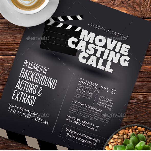 Casting Graphics, Designs & Templates | GraphicRiver