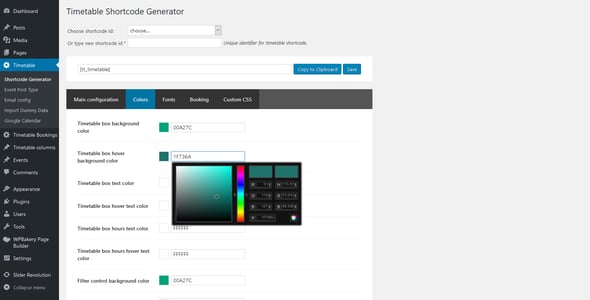 Timetable Booking Schedule for WordPress preview 4