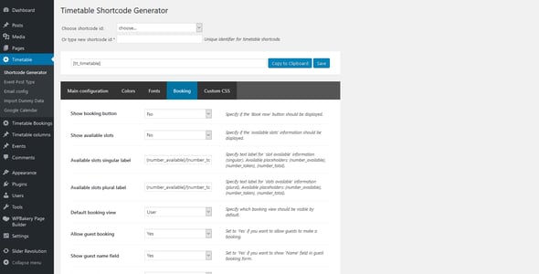 Timetable Booking Schedule for WordPress preview 6