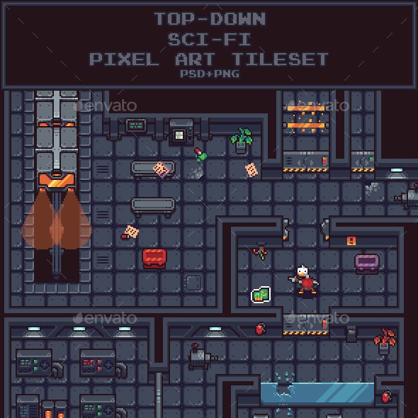 2D Game Tilesets from GraphicRiver