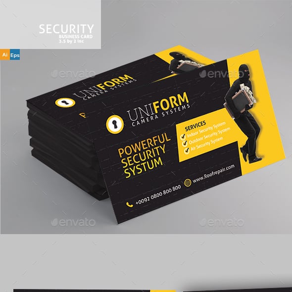 Security Business Card Templates & Designs | GraphicRiver