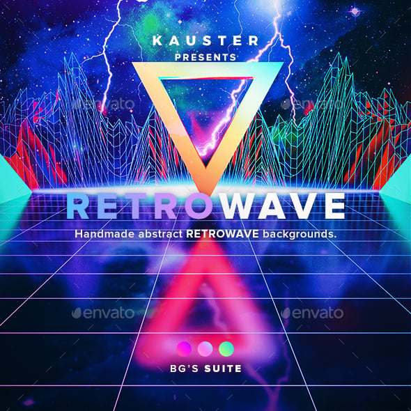Retrowave Graphics, Designs & Templates | GraphicRiver