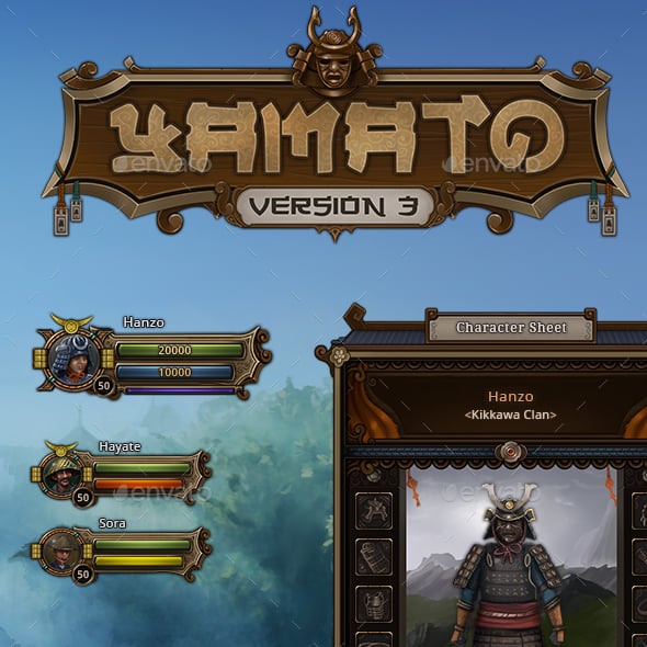 Rpg Game User UI Templates | GraphicRiver