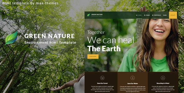 Environmental Website Templates | ThemeForest