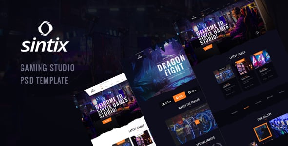 Game Studio Website Templates | ThemeForest