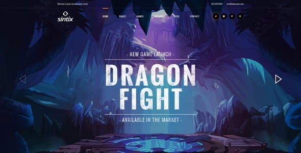 Game Studio Website Templates | ThemeForest