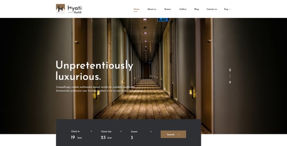 Bed And Breakfast Website Templates ThemeForest