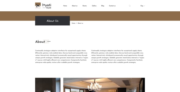 Bed And Breakfast Website Templates ThemeForest