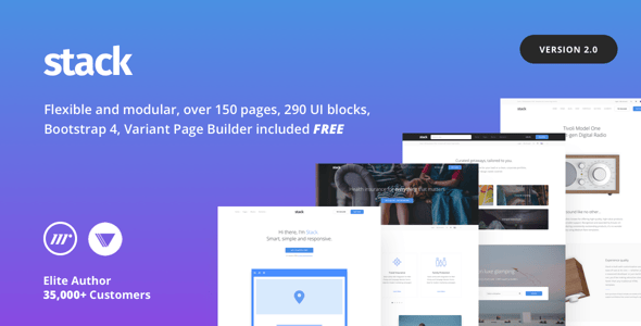 Stack - Multi Purpose HTML with Page Builder preview 2