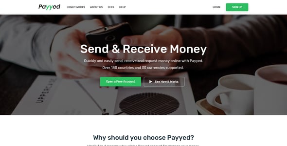 Money Transfer Website Templates | ThemeForest