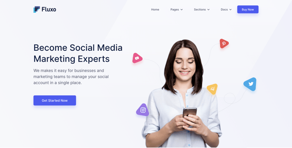 Social Media HTML Website Templates | ThemeForest