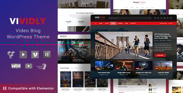 Video Blog Website Templates | ThemeForest