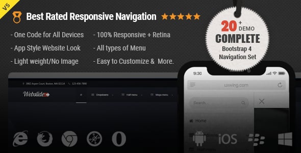 JavaScript & jQuery Navigation Code Snippets from CodeCanyon