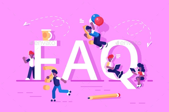 Faq Graphics, Designs & Templates | GraphicRiver