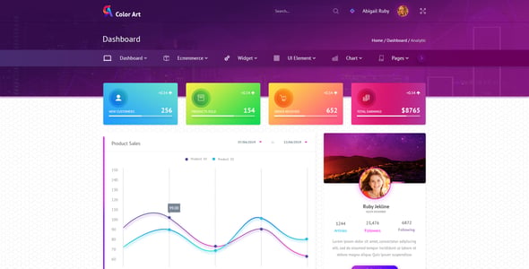 Color Admin Website Templates | ThemeForest