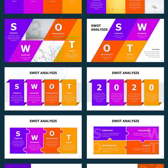 Swot Graphics, Designs & Templates | GraphicRiver