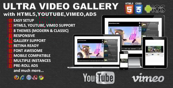 Video Player HTML5 Templates | CodeCanyon