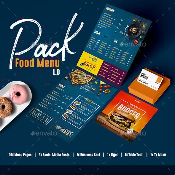 Menu Graphics, Designs & Templates | GraphicRiver