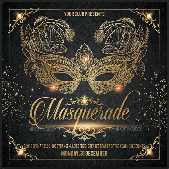 Masquerade Graphics, Designs & Templates | GraphicRiver