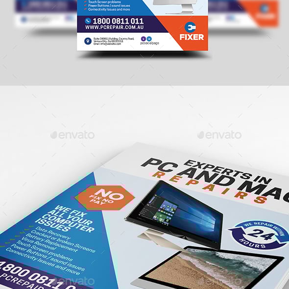 Laptop Flyer Templates | GraphicRiver