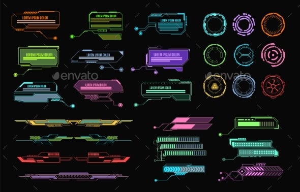 Hud Graphics, Designs & Templates | GraphicRiver