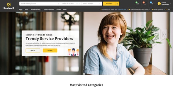 Service Directory Website Templates | ThemeForest