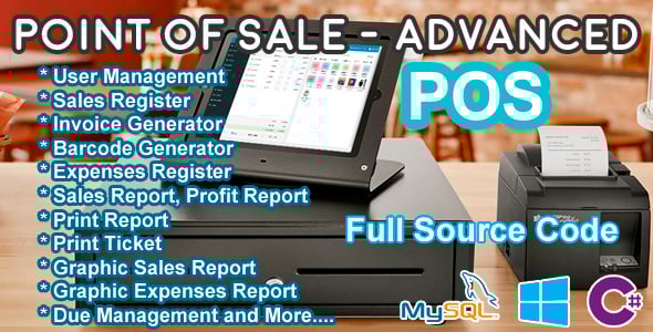 Point Of Sale .NET Scripts | CodeCanyon