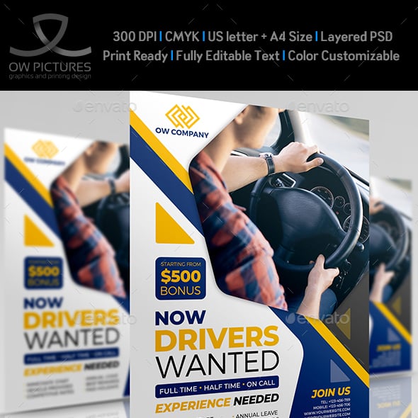 Driver Graphics, Designs & Templates | GraphicRiver
