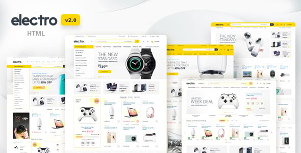 ECommerce HTML Website Templates | ThemeForest