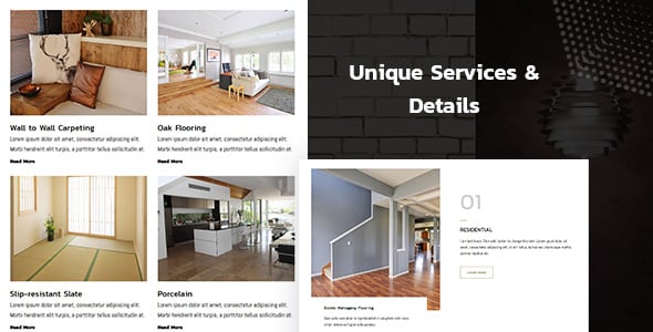 Tiles Website Templates | ThemeForest