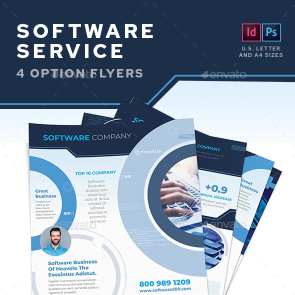 Software Business Flyer Templates | GraphicRiver