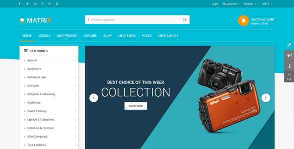 Matrix Website Templates | ThemeForest