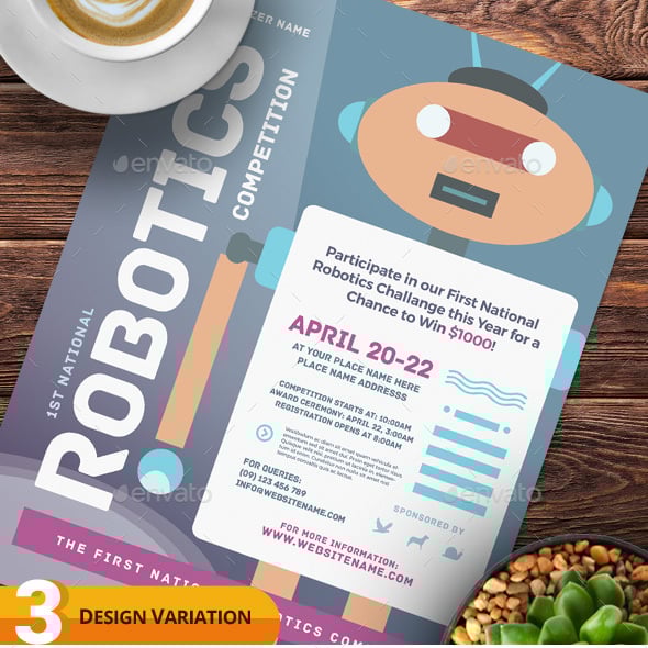 Robotics Flyer Templates | GraphicRiver