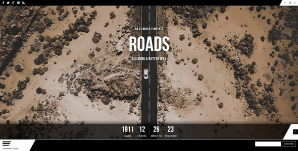 Road Website Templates | ThemeForest