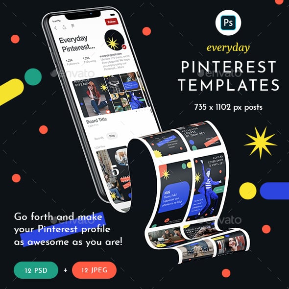 Pinterest Graphics, Designs & Templates | GraphicRiver