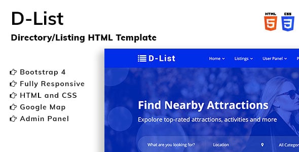 Listing Directory Website Templates | ThemeForest