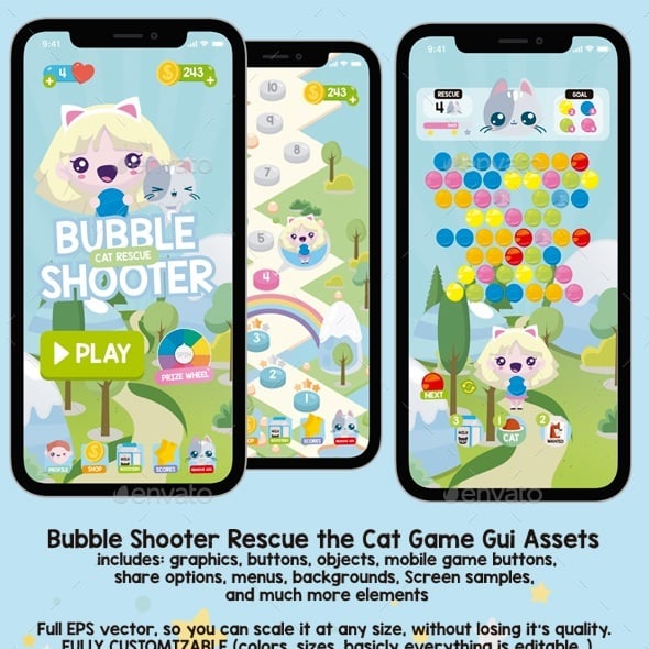 Bubbles Game Assets | GraphicRiver