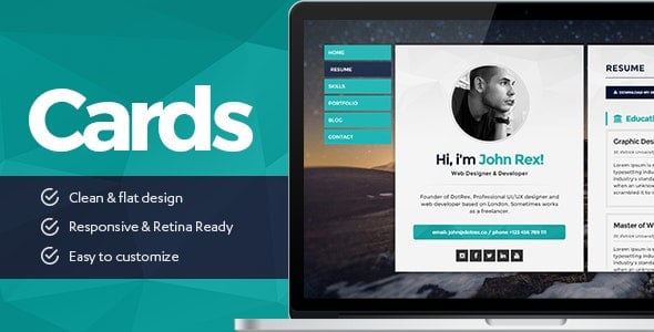 Card Website Templates | ThemeForest