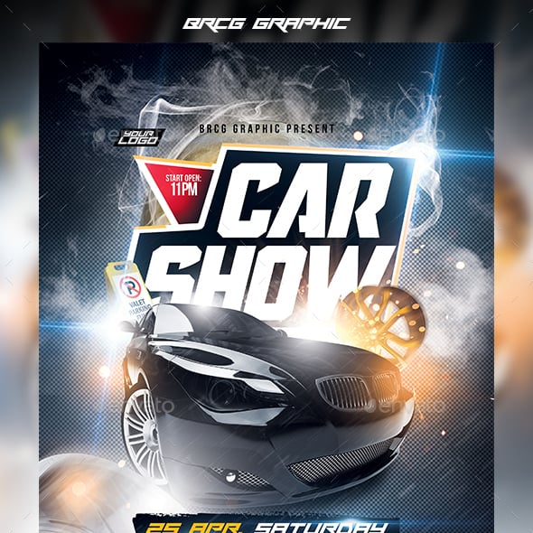 Carshow Graphics, Designs & Templates | GraphicRiver